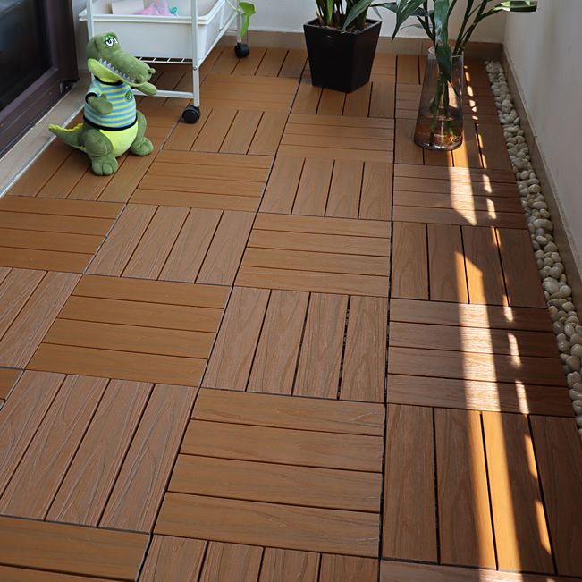 Square Snapping Patio Flooring Composite Tiles Striped Pattern Tile Set Clearhalo 'Home Improvement' 'home_improvement' 'home_improvement_outdoor_deck_tiles_planks' 'Outdoor Deck Tiles & Planks' 'Outdoor Flooring & Tile' 'Outdoor Remodel' 'outdoor_deck_tiles_planks' 1200x1200_08eff289-0876-4729-8eb6-aa5cba2a5595