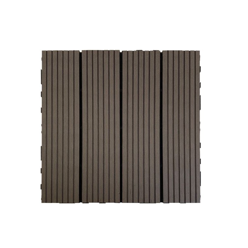 Composite Square Decking Tiles Interlocking Striped Pattern Patio Flooring Tiles Clearhalo 'Home Improvement' 'home_improvement' 'home_improvement_outdoor_deck_tiles_planks' 'Outdoor Deck Tiles & Planks' 'Outdoor Flooring & Tile' 'Outdoor Remodel' 'outdoor_deck_tiles_planks' 1200x1200_092e99c3-285b-4e6e-bfa9-0c8ad5c512ed