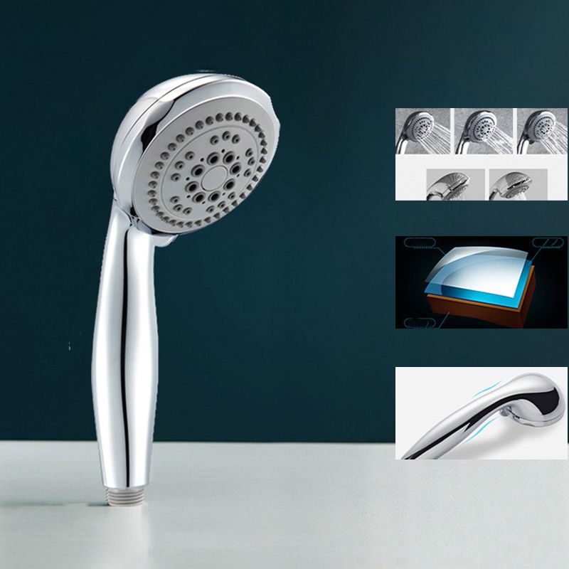 Modern Style Round Handheld Shower Bathroom Metal Wall Mounted Hand Shower Clearhalo 'Bathroom Remodel & Bathroom Fixtures' 'Home Improvement' 'home_improvement' 'home_improvement_shower_heads' 'Shower Heads' 'shower_heads' 'Showers & Bathtubs Plumbing' 'Showers & Bathtubs' 1200x1200_09513002-a406-49a0-9eb2-6ed42c3125cf