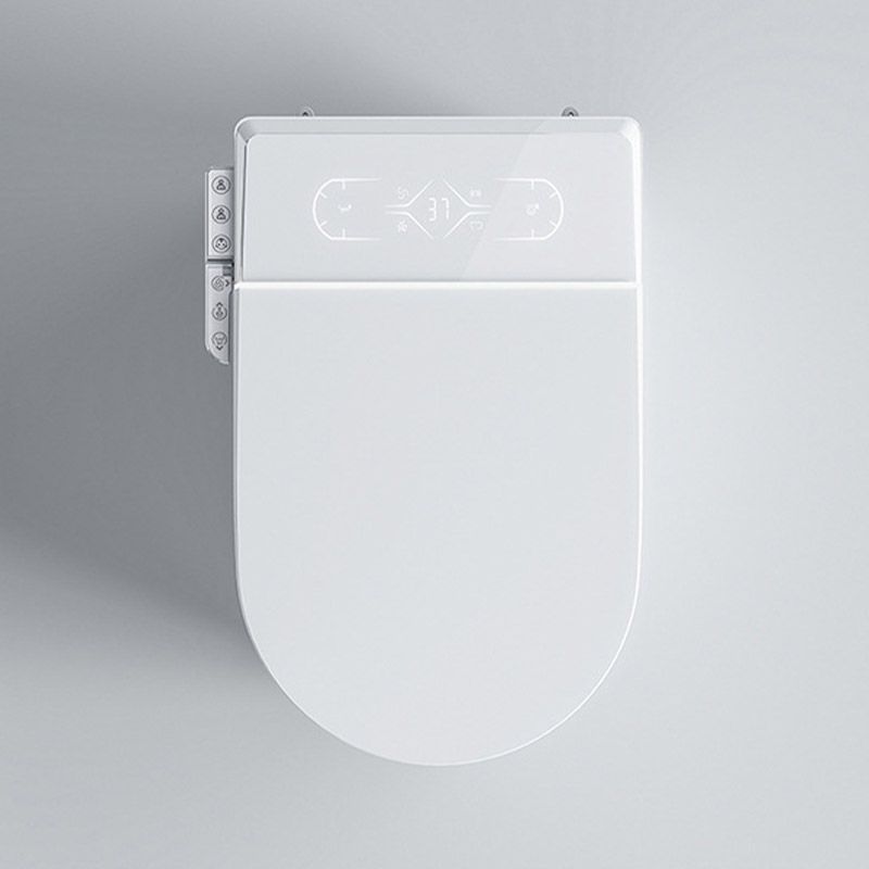 Modern White Heated Seat Toilet ABS Floor Mounted Flush Toilet with Seat Clearhalo 'Bathroom Remodel & Bathroom Fixtures' 'Home Improvement' 'home_improvement' 'home_improvement_toilets' 'Toilets & Bidets' 'Toilets' 1200x1200_096bb78a-9d5b-4036-ab67-ff9052281ab9