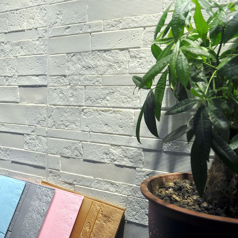 Plastic Wall Paneling Contemporary Peel and Stick Wall Paneling Clearhalo 'Flooring 'Home Improvement' 'home_improvement' 'home_improvement_wall_paneling' 'Wall Paneling' 'wall_paneling' 'Walls & Ceilings' Walls and Ceiling' 1200x1200_098cc8be-0c6c-4199-b557-d506178be972