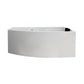 White Corner Bath Freestanding Acrylic Soaking Modern Bathtub Clearhalo 'Bathroom Remodel & Bathroom Fixtures' 'Bathtubs' 'Home Improvement' 'home_improvement' 'home_improvement_bathtubs' 'Showers & Bathtubs' 1200x1200_098d7fe0-3611-470e-afaf-9ccadaf4e974