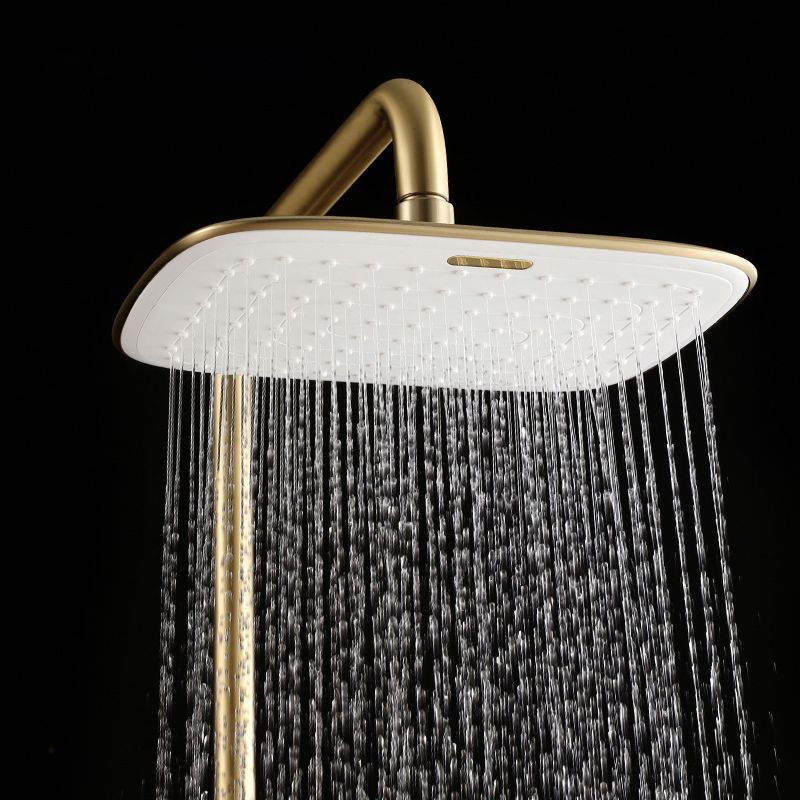 Shower System Trim Lever Hand Square Massage Jet Shower Combo Clearhalo 'Bathroom Remodel & Bathroom Fixtures' 'Home Improvement' 'home_improvement' 'home_improvement_shower_faucets' 'Shower Faucets & Systems' 'shower_faucets' 'Showers & Bathtubs Plumbing' 'Showers & Bathtubs' 1200x1200_09c91284-35e5-4f69-852c-63be6818f985