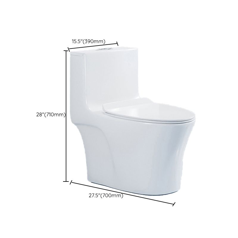 Modern Seat Included Flush Toilet 1-Piece White Urine Toilet for Bathroom Clearhalo 'Bathroom Remodel & Bathroom Fixtures' 'Home Improvement' 'home_improvement' 'home_improvement_toilets' 'Toilets & Bidets' 'Toilets' 1200x1200_09d6cff6-b721-42b3-9965-8b3c48300495