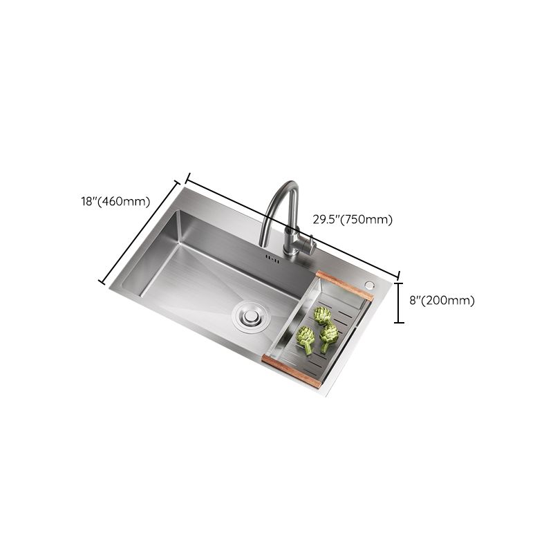 Classic Style Sink Stainless Steel Corrosion Resistant Sink for Kitchen Clearhalo 'Home Improvement' 'home_improvement' 'home_improvement_kitchen_sinks' 'Kitchen Remodel & Kitchen Fixtures' 'Kitchen Sinks & Faucet Components' 'Kitchen Sinks' 'kitchen_sinks' 1200x1200_09e6d47a-f6df-4923-8a4d-85128a2607a0