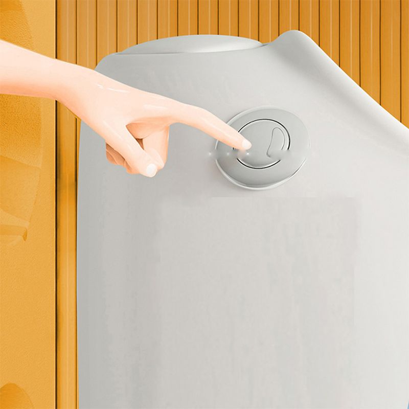 Modern Floor Mount Flush Toilet Ceramic Siphon Jet Urine Toilet with Seat for Bathroom Clearhalo 'Bathroom Remodel & Bathroom Fixtures' 'Home Improvement' 'home_improvement' 'home_improvement_toilets' 'Toilets & Bidets' 'Toilets' 1200x1200_09f3d89e-224d-4da5-9be3-9df7132f91bb