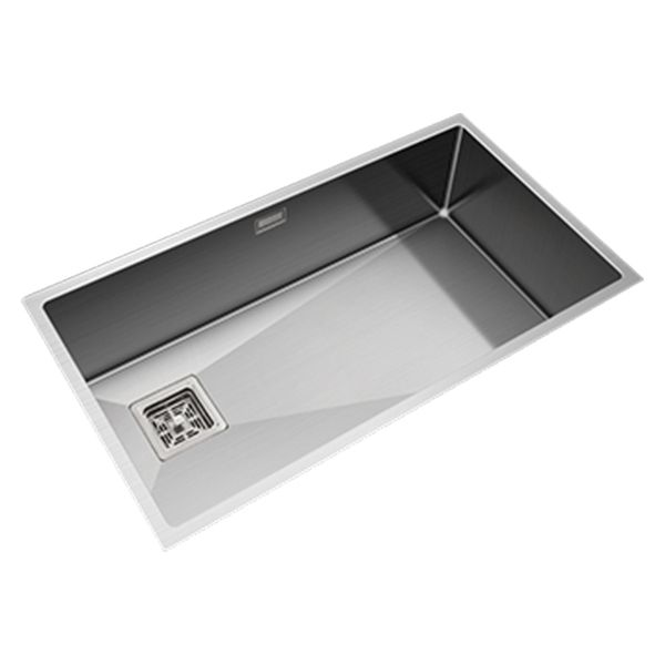 Contemporary Style Kitchen Sink Stainless Steel 1 Holes Undermount Kitchen Sink Clearhalo 'Home Improvement' 'home_improvement' 'home_improvement_kitchen_sinks' 'Kitchen Remodel & Kitchen Fixtures' 'Kitchen Sinks & Faucet Components' 'Kitchen Sinks' 'kitchen_sinks' 1200x1200_0a0248e6-6075-4a29-8e72-51f45ab616f9