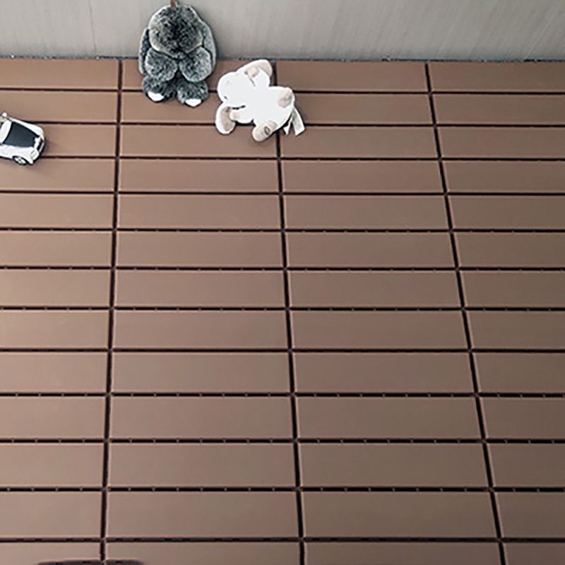 4-Slat 12" X 12" PVC Floor Tiles Interlocking Installation Floor Board Tiles Clearhalo 'Home Improvement' 'home_improvement' 'home_improvement_outdoor_deck_tiles_planks' 'Outdoor Deck Tiles & Planks' 'Outdoor Flooring & Tile' 'Outdoor Remodel' 'outdoor_deck_tiles_planks' 1200x1200_0a10722d-d95d-4b35-bb97-330c5c65a2df