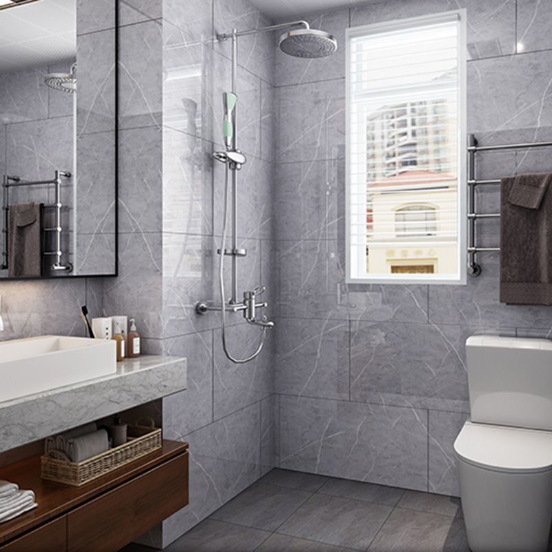 Contemporary Peel and Stick Backsplash Bathroom Field Tile Wallpaper Clearhalo 'Flooring 'Home Improvement' 'home_improvement' 'home_improvement_peel_stick_blacksplash' 'Peel & Stick Backsplash Tile' 'peel_stick_blacksplash' 'Walls & Ceilings' Walls and Ceiling' 1200x1200_0a152bb5-0f4a-41a0-87f6-7ea66006b6f5