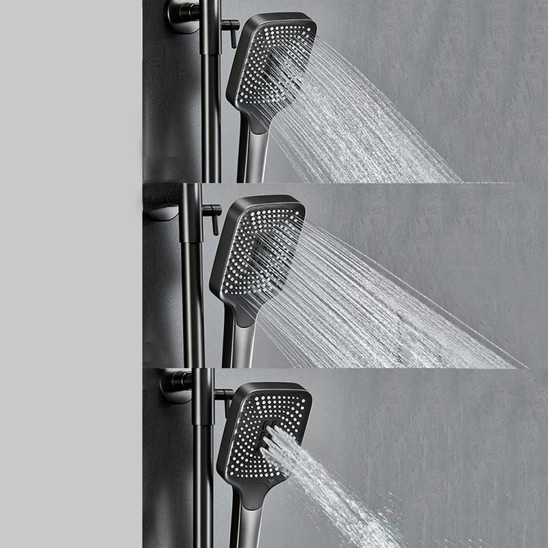 Modern Shower System Adjustable Shower Head Slide Bar Wall Mounted Shower Set Clearhalo 'Bathroom Remodel & Bathroom Fixtures' 'Home Improvement' 'home_improvement' 'home_improvement_shower_faucets' 'Shower Faucets & Systems' 'shower_faucets' 'Showers & Bathtubs Plumbing' 'Showers & Bathtubs' 1200x1200_0a2988d2-2d63-4168-abf4-dfffe26ef49c