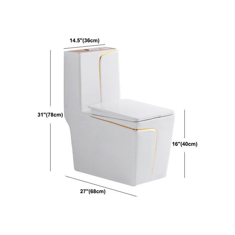 Siphon Jet Toilet Traditional One-Piece Toilet with Slow Close Seat Clearhalo 'Bathroom Remodel & Bathroom Fixtures' 'Home Improvement' 'home_improvement' 'home_improvement_toilets' 'Toilets & Bidets' 'Toilets' 1200x1200_0a3d3556-af23-46ec-8461-8210feef008d