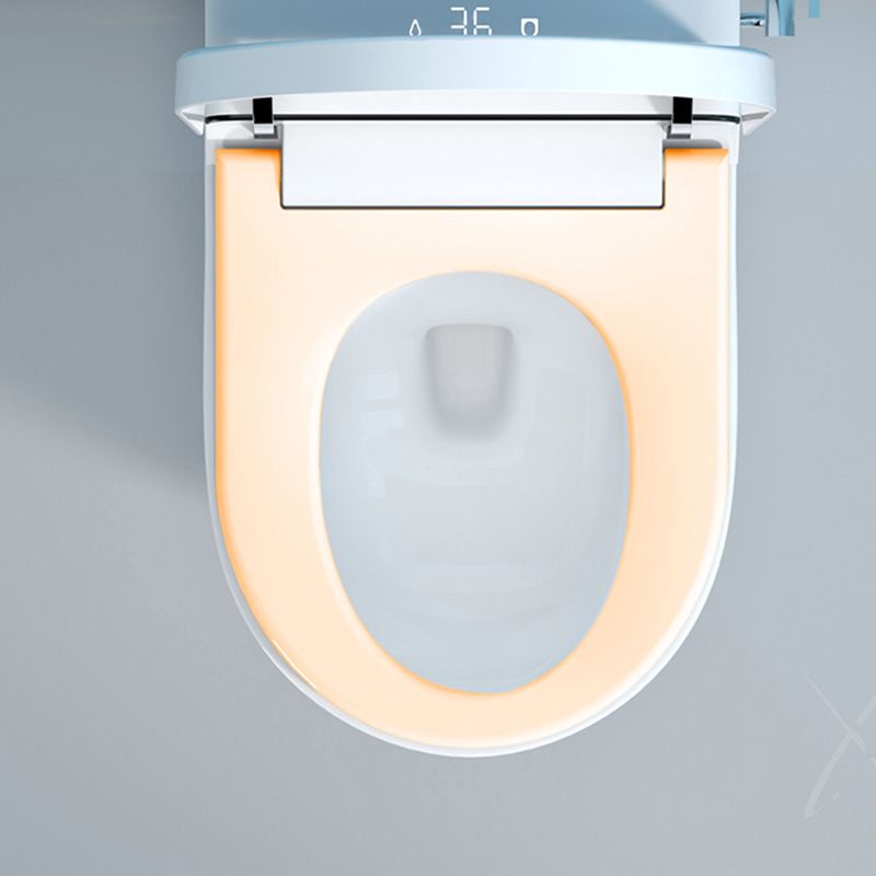 Elongated Wall Hung Toilet Set Foot Sensor Ceramic Wall Mounted Bidet in White Clearhalo 'Bathroom Remodel & Bathroom Fixtures' 'Bidets' 'Home Improvement' 'home_improvement' 'home_improvement_bidets' 'Toilets & Bidets' 1200x1200_0a4c7126-f19f-4eb2-84fc-0d2c6db6c3c7
