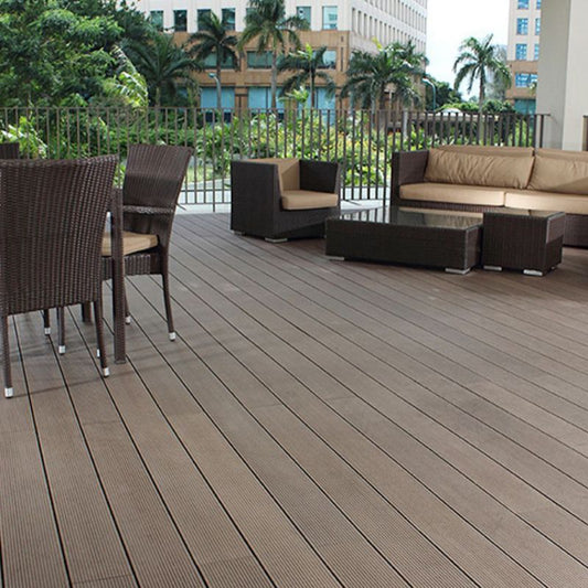 Outdoor Laminate Floor Wooden Slip Resistant Waterproof Laminate Flooring Clearhalo 'Flooring 'Hardwood Flooring' 'hardwood_flooring' 'Home Improvement' 'home_improvement' 'home_improvement_hardwood_flooring' Walls and Ceiling' 1200x1200_0a5b30cd-1003-4c39-9e89-707f8c25805c