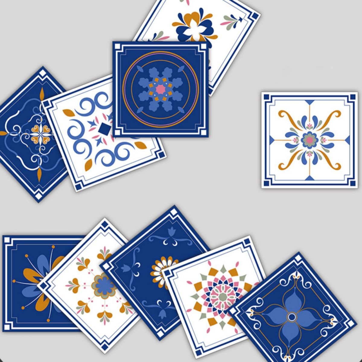 Square Peel & Stick Mosaic Tile PVC Waterproof Mosaic Tile Wallpaper Clearhalo 'Flooring 'Home Improvement' 'home_improvement' 'home_improvement_peel_stick_blacksplash' 'Peel & Stick Backsplash Tile' 'peel_stick_blacksplash' 'Walls & Ceilings' Walls and Ceiling' 1200x1200_0a5d47e2-32c4-4811-87e4-3a6acd23b8de