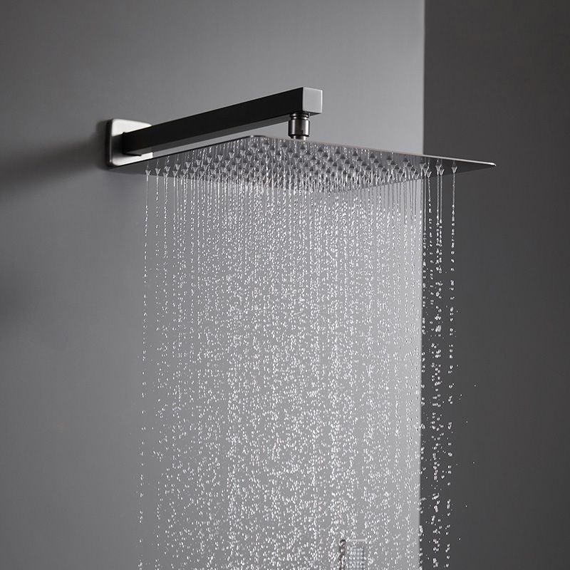 Modern Solid Color Shower Set Adjustable Spray Pattern Shower Head Combo Clearhalo 'Bathroom Remodel & Bathroom Fixtures' 'Home Improvement' 'home_improvement' 'home_improvement_shower_faucets' 'Shower Faucets & Systems' 'shower_faucets' 'Showers & Bathtubs Plumbing' 'Showers & Bathtubs' 1200x1200_0a669ac8-34f0-4522-b4bc-ef40c96b9c6f