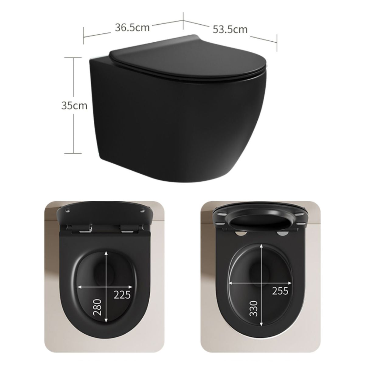 Contemporary Toilet Bowl One Piece Toilet Wall Mount Porcelain Urine Toilet Clearhalo 'Bathroom Remodel & Bathroom Fixtures' 'Home Improvement' 'home_improvement' 'home_improvement_toilets' 'Toilets & Bidets' 'Toilets' 1200x1200_0a812e8e-08e1-4794-a326-69b9cdfa3a1c