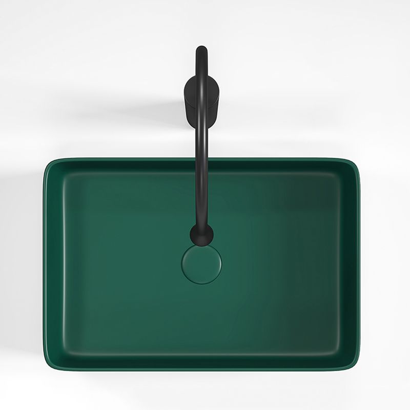 Contemporary Bathroom Sink Porcelain Rectangular Vessel Bathroom Sink Clearhalo 'Bathroom Remodel & Bathroom Fixtures' 'Bathroom Sinks & Faucet Components' 'Bathroom Sinks' 'bathroom_sink' 'Home Improvement' 'home_improvement' 'home_improvement_bathroom_sink' 1200x1200_0a8c131b-a190-4a49-b118-88d90dc53b97