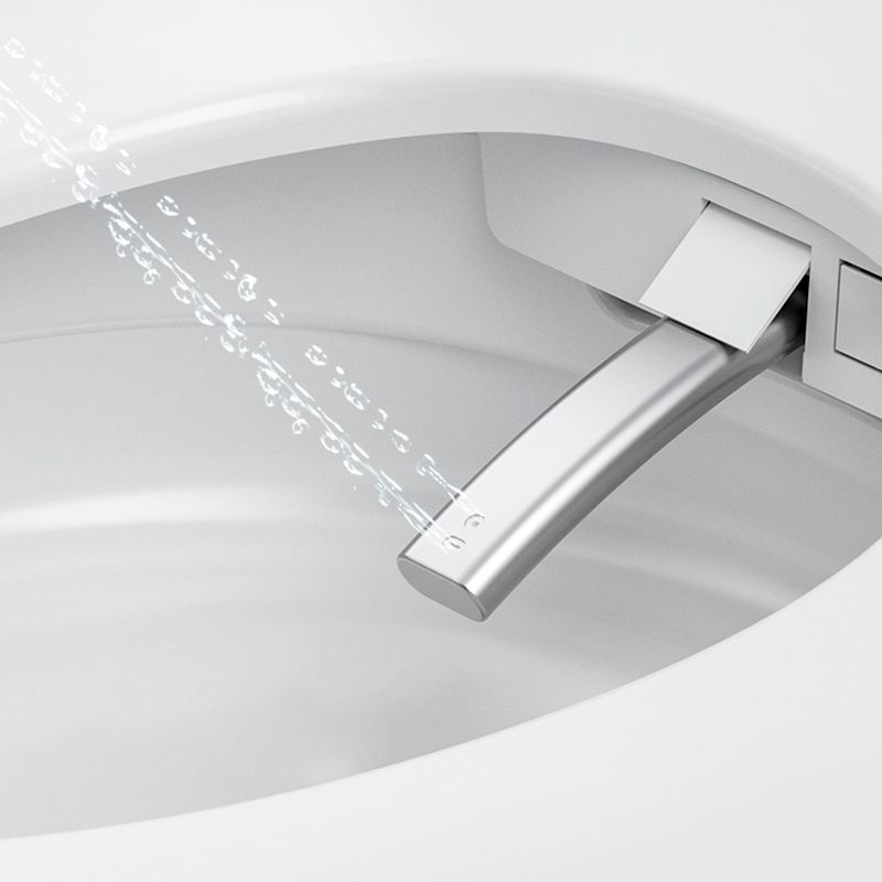 Elongated Smart Toilet White Floor Standing Bidet with Heated Seat and Tank Clearhalo 'Bathroom Remodel & Bathroom Fixtures' 'Bidets' 'Home Improvement' 'home_improvement' 'home_improvement_bidets' 'Toilets & Bidets' 1200x1200_0aa3392a-bc1f-49fa-a423-bfdbcbec0c0a