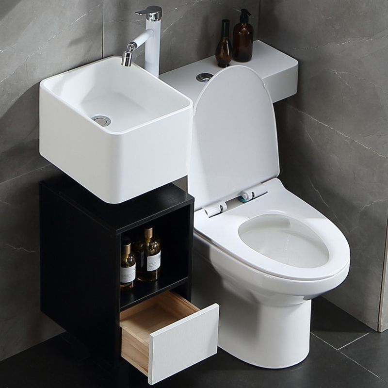 Contemporary Flush Toilet Floor Mount One-Piece Toilet Toilet Bowl Clearhalo 'Bathroom Remodel & Bathroom Fixtures' 'Home Improvement' 'home_improvement' 'home_improvement_toilets' 'Toilets & Bidets' 'Toilets' 1200x1200_0ab6d485-3d0a-40fc-8bd4-10fb84bf7b1e