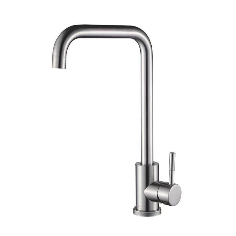 Modern 1-Handle Faucets Touchless Stainless Steel Standard Kitchen Faucets Clearhalo 'Home Improvement' 'home_improvement' 'home_improvement_kitchen_faucets' 'Kitchen Faucets' 'Kitchen Remodel & Kitchen Fixtures' 'Kitchen Sinks & Faucet Components' 'kitchen_faucets' 1200x1200_0abae841-7155-4253-997a-340508f52ef4