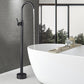 Modern Freestanding Tub Faucet Floor Mounted Lever Freestanding Tub Filler Trim Clearhalo 'Bathroom Remodel & Bathroom Fixtures' 'Bathtub Faucets' 'bathtub_faucets' 'Home Improvement' 'home_improvement' 'home_improvement_bathtub_faucets' 1200x1200_0abb76bc-02fb-456e-83dc-ba56c2da7899