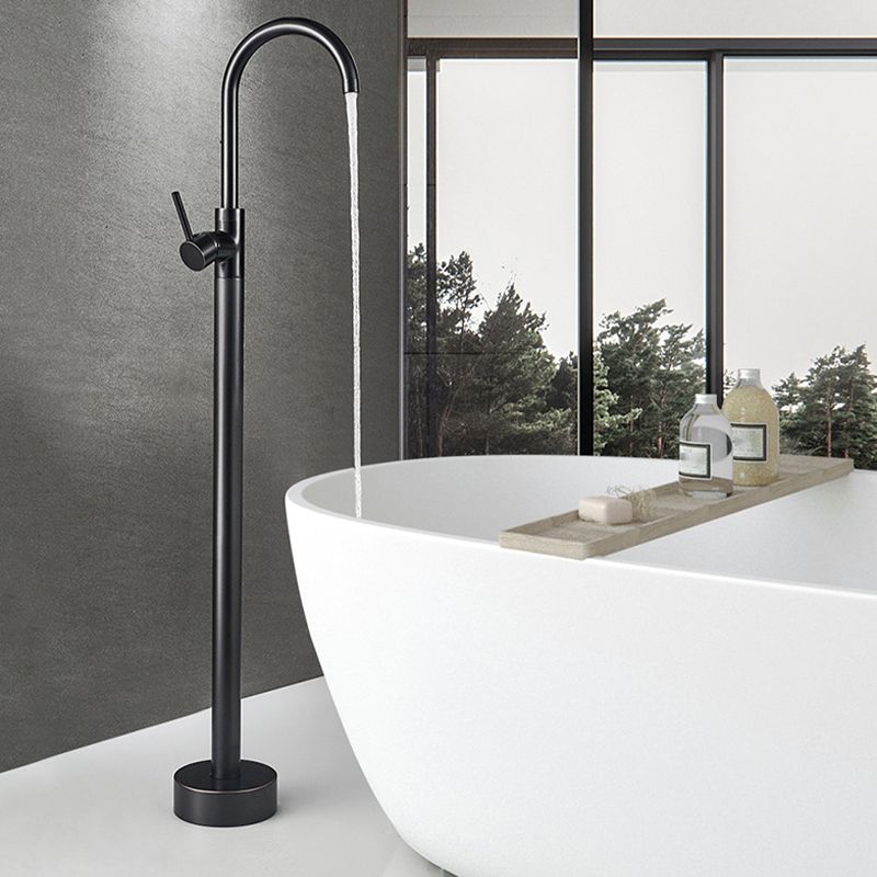 Modern Freestanding Tub Faucet Floor Mounted Lever Freestanding Tub Filler Trim Clearhalo 'Bathroom Remodel & Bathroom Fixtures' 'Bathtub Faucets' 'bathtub_faucets' 'Home Improvement' 'home_improvement' 'home_improvement_bathtub_faucets' 1200x1200_0abb76bc-02fb-456e-83dc-ba56c2da7899