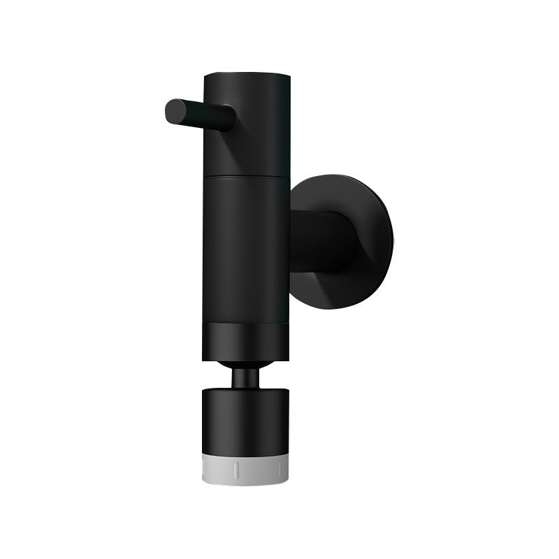 Contemporary Wall Mounted Bathroom Faucet Single Hole Solid Brass Circular Faucet Clearhalo 'Bathroom Remodel & Bathroom Fixtures' 'Bathroom Sink Faucets' 'Bathroom Sinks & Faucet Components' 'bathroom_sink_faucets' 'Home Improvement' 'home_improvement' 'home_improvement_bathroom_sink_faucets' 1200x1200_0ad33b47-867d-4a98-8d91-39e3d4673981