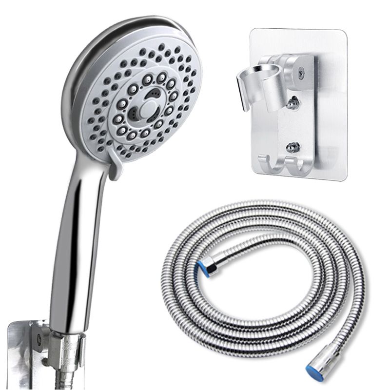 Contemporary Style Shower Head Round Plastic Handheld Shower Head Clearhalo 'Bathroom Remodel & Bathroom Fixtures' 'Home Improvement' 'home_improvement' 'home_improvement_shower_heads' 'Shower Heads' 'shower_heads' 'Showers & Bathtubs Plumbing' 'Showers & Bathtubs' 1200x1200_0b06316c-821a-483d-ab2d-df783137372a