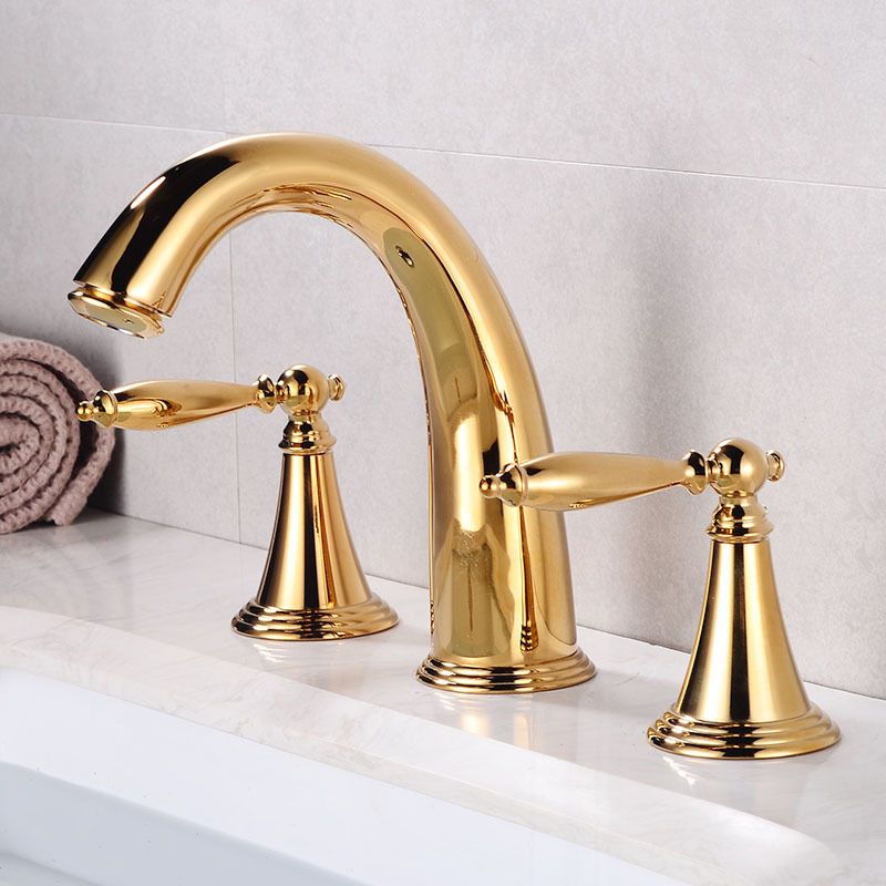 Widespread Bathroom Sink Faucet Double Handle Faucet with 3 Holes Clearhalo 'Bathroom Remodel & Bathroom Fixtures' 'Bathroom Sink Faucets' 'Bathroom Sinks & Faucet Components' 'bathroom_sink_faucets' 'Home Improvement' 'home_improvement' 'home_improvement_bathroom_sink_faucets' 1200x1200_0b287d28-3f26-43b3-8fe2-2bc644a821e6