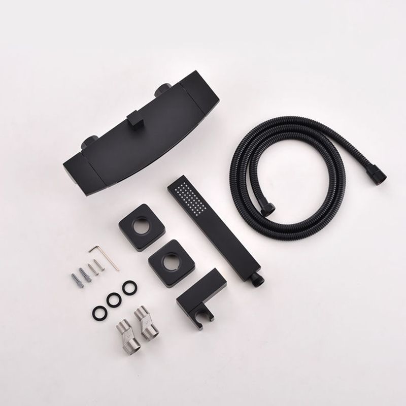 Modern Style Bathtub Faucet Waterfall Handle Style Bathroom Faucet Clearhalo 'Bathroom Remodel & Bathroom Fixtures' 'Bathtub Faucets' 'bathtub_faucets' 'Home Improvement' 'home_improvement' 'home_improvement_bathtub_faucets' 1200x1200_0b3d4ef7-d0f8-4457-87a4-cc52d709be93