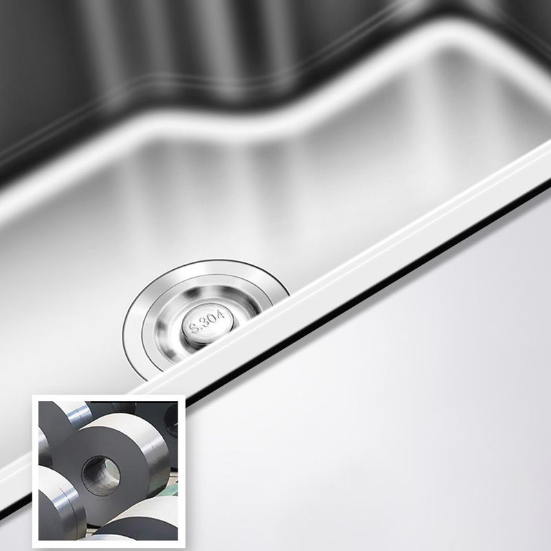 Modern Kitchen Sink Stainless Steel with Basket Strainer and Faucet Workstation Sink Clearhalo 'Home Improvement' 'home_improvement' 'home_improvement_kitchen_sinks' 'Kitchen Remodel & Kitchen Fixtures' 'Kitchen Sinks & Faucet Components' 'Kitchen Sinks' 'kitchen_sinks' 1200x1200_0b560a2d-0436-44f5-b18c-fae62e081006