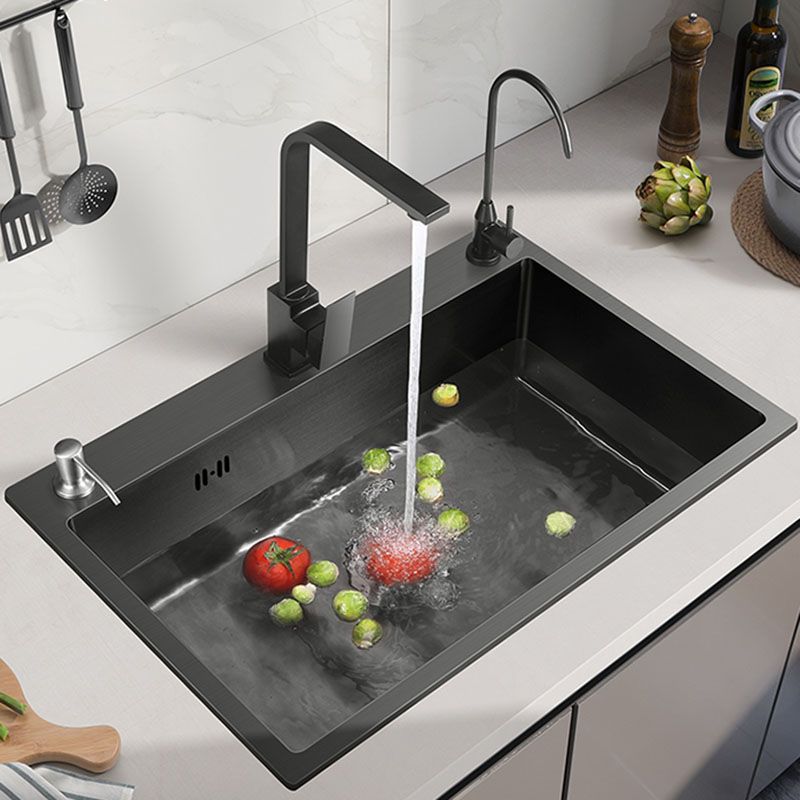 Modern Style Kitchen Sink Stainless Steel Drop-In Kitchen Sink with Faucet Clearhalo 'Home Improvement' 'home_improvement' 'home_improvement_kitchen_sinks' 'Kitchen Remodel & Kitchen Fixtures' 'Kitchen Sinks & Faucet Components' 'Kitchen Sinks' 'kitchen_sinks' 1200x1200_0b6710b2-3d67-4308-b711-6bb32c506950