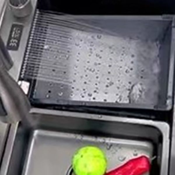 Stainless Steel Kitchen Sink Rectangular Shape Kitchen Sink with Drain Strainer Kit Clearhalo 'Home Improvement' 'home_improvement' 'home_improvement_kitchen_sinks' 'Kitchen Remodel & Kitchen Fixtures' 'Kitchen Sinks & Faucet Components' 'Kitchen Sinks' 'kitchen_sinks' 1200x1200_0b77e222-68b3-457e-8b49-11892d0baa9e