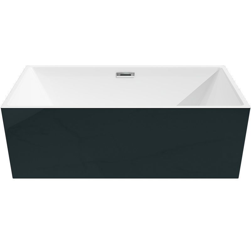 Modern Rectangular Bathtub with Internal Drain White Acrylic Soaking Tub Clearhalo 'Bathroom Remodel & Bathroom Fixtures' 'Bathtubs' 'Home Improvement' 'home_improvement' 'home_improvement_bathtubs' 'Showers & Bathtubs' 1200x1200_0b92c7d1-b670-46d9-937c-3e7db9f9ad0e