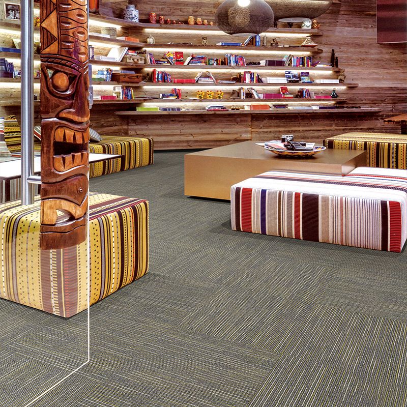 Non-Skid Level Loop Carpet Tile Self Adhesive Indoor Office Carpet Tiles Clearhalo 'Carpet Tiles & Carpet Squares' 'carpet_tiles_carpet_squares' 'Flooring 'Home Improvement' 'home_improvement' 'home_improvement_carpet_tiles_carpet_squares' Walls and Ceiling' 1200x1200_0b9b19fb-d40b-4d2f-9647-403a1e6696ab