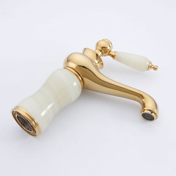 Deck Mounted Copper Tub Faucet Low Arc Roman Tub Faucet Set with Jade Clearhalo 'Bathroom Remodel & Bathroom Fixtures' 'Bathroom Sink Faucets' 'Bathroom Sinks & Faucet Components' 'bathroom_sink_faucets' 'Home Improvement' 'home_improvement' 'home_improvement_bathroom_sink_faucets' 1200x1200_0b9eda2c-3a68-48e3-bdc8-485ad8fa1ae5