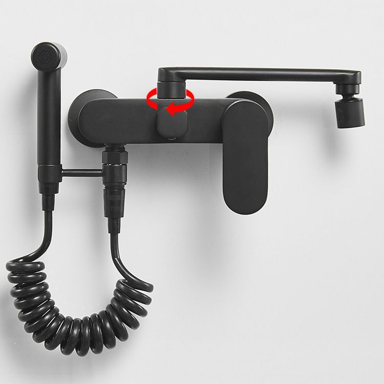 Metal Bath Faucet Trim Contemporary Lever Handle Tub Faucet Trim Clearhalo 'Bathroom Remodel & Bathroom Fixtures' 'Bathtub Faucets' 'bathtub_faucets' 'Home Improvement' 'home_improvement' 'home_improvement_bathtub_faucets' 1200x1200_0baeee57-1bcb-43d8-ae15-7997b86b762b