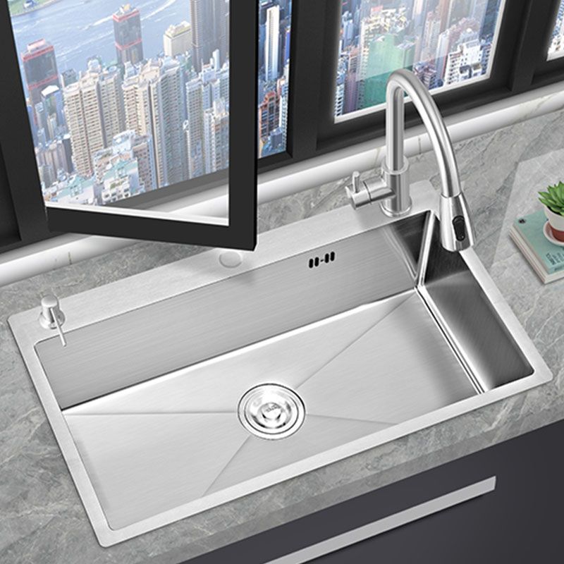 Modern Kitchen Sink Rectangular Water Purification Kitchen Sink Clearhalo 'Home Improvement' 'home_improvement' 'home_improvement_kitchen_sinks' 'Kitchen Remodel & Kitchen Fixtures' 'Kitchen Sinks & Faucet Components' 'Kitchen Sinks' 'kitchen_sinks' 1200x1200_0bb423b1-1428-4618-906b-82293ee0f89a