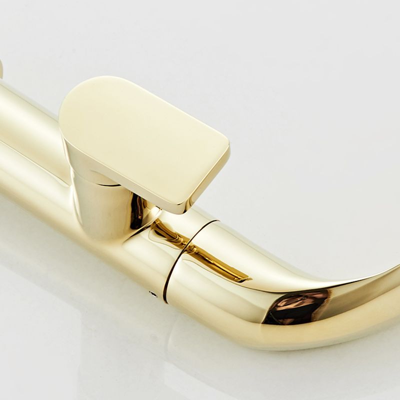Glam Brass Bathroom Sink Faucet with 1-Handle Lavatory Faucet Clearhalo 'Bathroom Remodel & Bathroom Fixtures' 'Bathroom Sink Faucets' 'Bathroom Sinks & Faucet Components' 'bathroom_sink_faucets' 'Home Improvement' 'home_improvement' 'home_improvement_bathroom_sink_faucets' 1200x1200_0bbab469-7ef7-4385-b78c-5cbaa2783ae1
