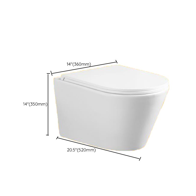 Contemporary Wall Hung Toilet Bowl White Seat Included Urine Toilet for Bathroom Clearhalo 'Bathroom Remodel & Bathroom Fixtures' 'Home Improvement' 'home_improvement' 'home_improvement_toilets' 'Toilets & Bidets' 'Toilets' 1200x1200_0bbd7023-c782-459c-8514-34445b7b7f52
