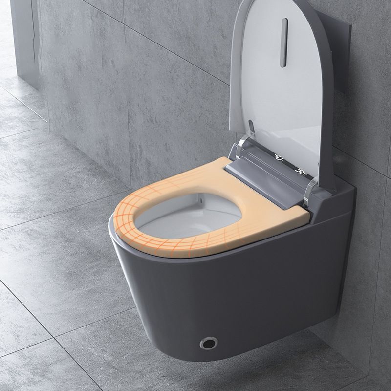 Modern Grey Siphon Jet Flush Toilet One-Piece Wall Mount Toilet for Bathroom Clearhalo 'Bathroom Remodel & Bathroom Fixtures' 'Home Improvement' 'home_improvement' 'home_improvement_toilets' 'Toilets & Bidets' 'Toilets' 1200x1200_0bea25f2-394d-4c40-9690-b000212f9de0