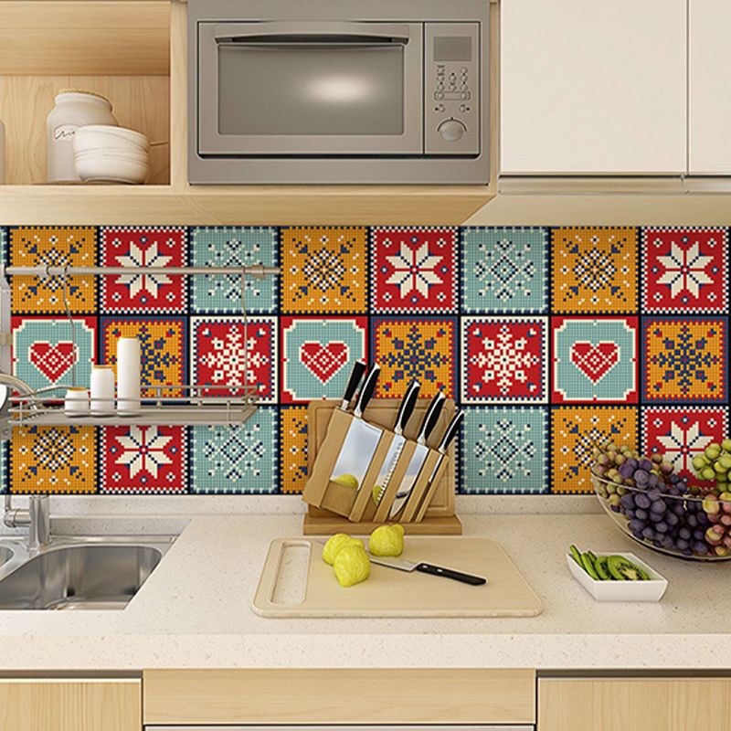 Waterproof Peel & Stick Mosaic Tile Contemporary Peel & Stick Mosaic Tile Clearhalo 'Flooring 'Home Improvement' 'home_improvement' 'home_improvement_peel_stick_blacksplash' 'Peel & Stick Backsplash Tile' 'peel_stick_blacksplash' 'Walls & Ceilings' Walls and Ceiling' 1200x1200_0bed390a-405a-4923-8ef0-681352d29fec