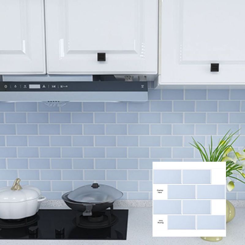 Peel & Stick Subway Tile Plastic Stain Resistant Peel & Stick Subway Tile 5-Pack Clearhalo 'Flooring 'Home Improvement' 'home_improvement' 'home_improvement_peel_stick_blacksplash' 'Peel & Stick Backsplash Tile' 'peel_stick_blacksplash' 'Walls & Ceilings' Walls and Ceiling' 1200x1200_0bf27ed1-1daf-487d-86e3-e079ee2d613e