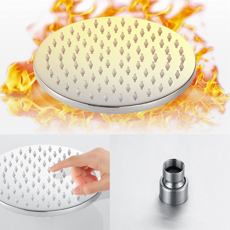 Ceiling Mounted Metal Shower Head Modern Home Fixed Shower Head Clearhalo 'Bathroom Remodel & Bathroom Fixtures' 'Home Improvement' 'home_improvement' 'home_improvement_shower_heads' 'Shower Heads' 'shower_heads' 'Showers & Bathtubs Plumbing' 'Showers & Bathtubs' 1200x1200_0bf42cb5-cee7-42d8-b959-910052823ff0