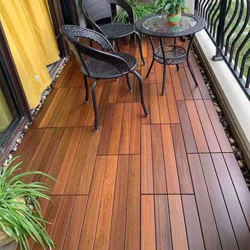 Modern Floor Bullnose Click-Locking Wood Tile Set for Patio Garden Clearhalo 'Flooring 'Hardwood Flooring' 'hardwood_flooring' 'Home Improvement' 'home_improvement' 'home_improvement_hardwood_flooring' Walls and Ceiling' 1200x1200_0c420cf1-3a98-4316-a3ec-93a8583e0b6e