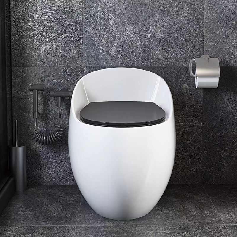 Modern Skirted One Piece Toilet Floor Mounted Flush Toilet with Toilet Seat Clearhalo 'Bathroom Remodel & Bathroom Fixtures' 'Home Improvement' 'home_improvement' 'home_improvement_toilets' 'Toilets & Bidets' 'Toilets' 1200x1200_0c4a5e2a-8dc8-4ae8-a8cf-2a5fbe43c97c