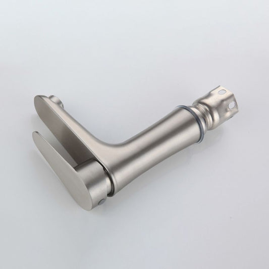 Circular Single Handle Bathroom Faucet Single Hole Vessel Sink Faucet in Chrome Clearhalo 'Bathroom Remodel & Bathroom Fixtures' 'Bathroom Sink Faucets' 'Bathroom Sinks & Faucet Components' 'bathroom_sink_faucets' 'Home Improvement' 'home_improvement' 'home_improvement_bathroom_sink_faucets' 1200x1200_0c64d726-7427-4b03-907e-85ed4ed921d8