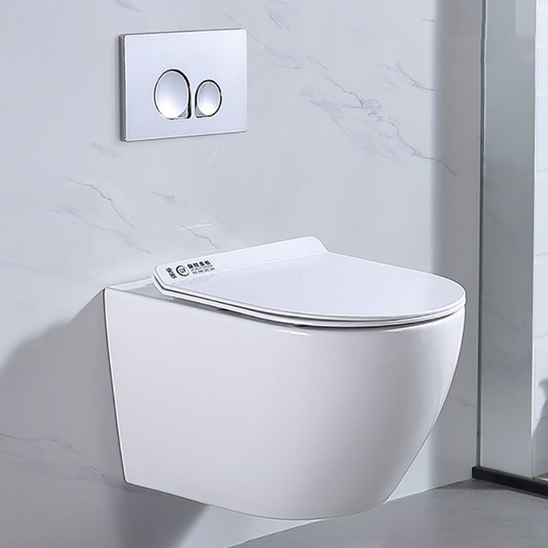 Modern Wall Hung Toilet Bowl 1-Piece Urine Toilet with Seat for Washroom Clearhalo 'Bathroom Remodel & Bathroom Fixtures' 'Home Improvement' 'home_improvement' 'home_improvement_toilets' 'Toilets & Bidets' 'Toilets' 1200x1200_0c724fd6-cd10-4554-bd10-e2b7aa1f281b