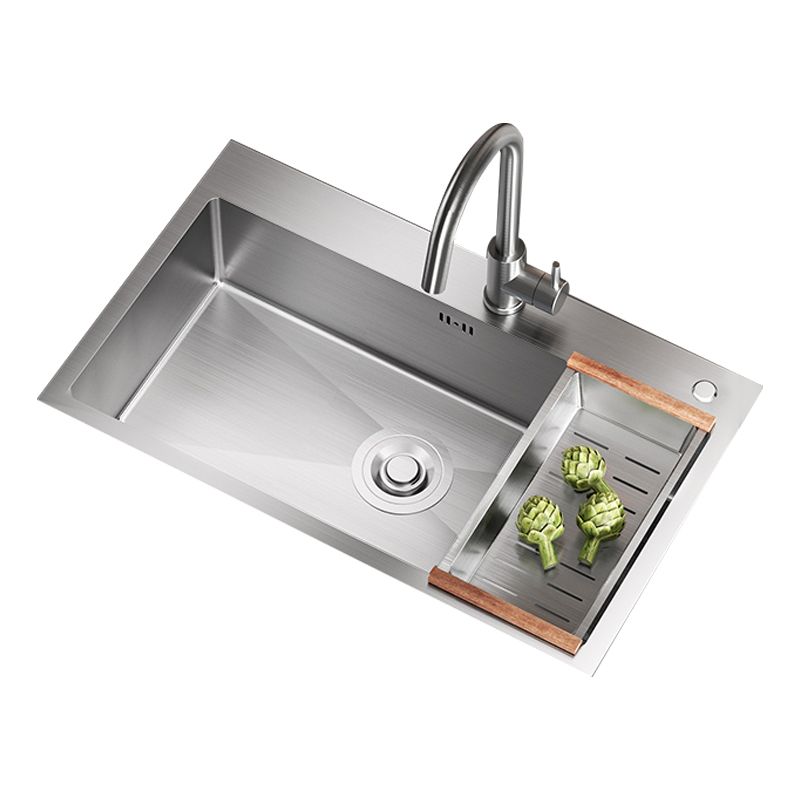 Classic Style Sink Stainless Steel Corrosion Resistant Sink for Kitchen Clearhalo 'Home Improvement' 'home_improvement' 'home_improvement_kitchen_sinks' 'Kitchen Remodel & Kitchen Fixtures' 'Kitchen Sinks & Faucet Components' 'Kitchen Sinks' 'kitchen_sinks' 1200x1200_0c7577f2-9ceb-4d03-bde7-fc0f6d762e75