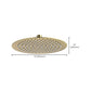 Polished Brass Round Fixed Shower Head Stainless Steel Wall-Mount Showerhead Clearhalo 'Bathroom Remodel & Bathroom Fixtures' 'Home Improvement' 'home_improvement' 'home_improvement_shower_heads' 'Shower Heads' 'shower_heads' 'Showers & Bathtubs Plumbing' 'Showers & Bathtubs' 1200x1200_0c80f6bb-f22e-454b-9529-8c2041ec9aca